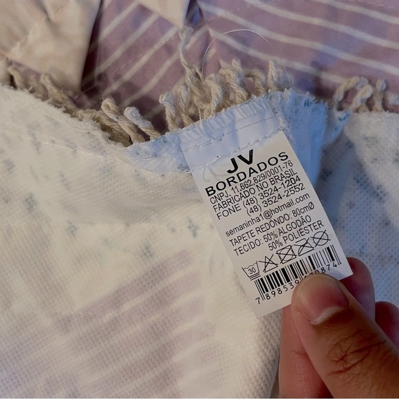 Brazilian Bohemian Girls Rug by JV Bordados - Picture 3 of 4